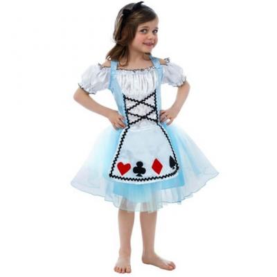 Costume Alice 5/6 ans (116cm) REF/C4081116 (Déguisement enfant fille)