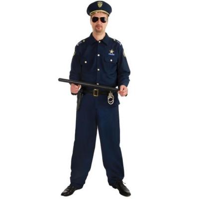 C4085 taille m costume adulte homme policier