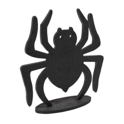 Citrouille en résine et araignée For Living, noir/blanc, 9 po, décoration  intérieure pour l'Halloween