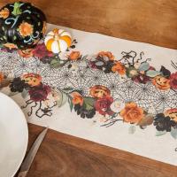 Ch620 decoration chemin de table toile halloween