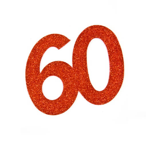 Chiffre 60 ans or
