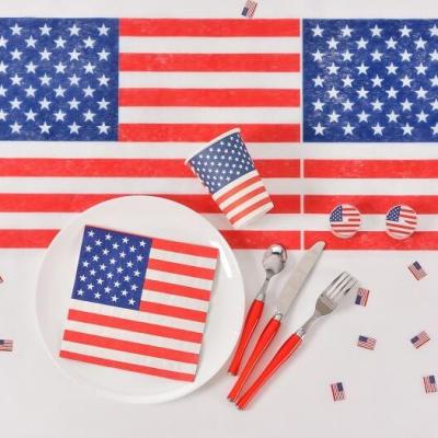 Decoration avec set de table etats unis d amerique des usa