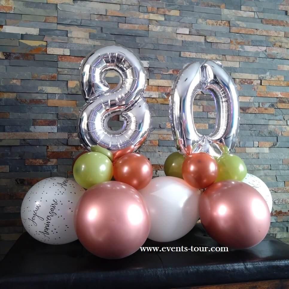 Ballons D'anniversaire Pour Garçon De 1, 2 Et 3 Ans Décorations De