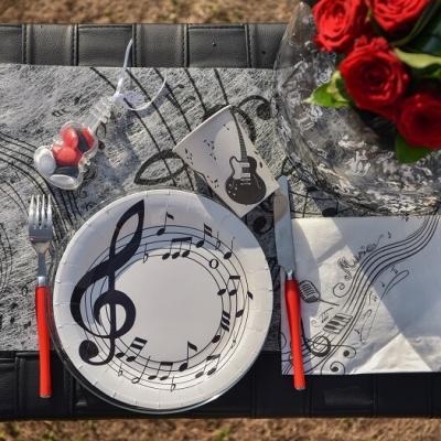 Decoration de table musique 2