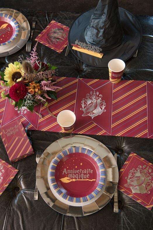 Assiettes carton Harry Potter - Déco anniversaire Harry Potter