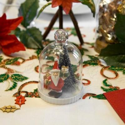 Dek0810 decorations cloche pere noel cadeaux sapin