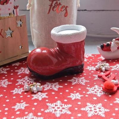 Dek0915 decoration de table botte du pere noel