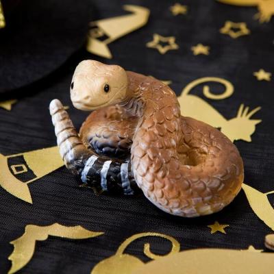 1 Serpent en résine 4.5 x 6.5 x 4 cm REF/DEK1167 (Décoration fête Halloween)