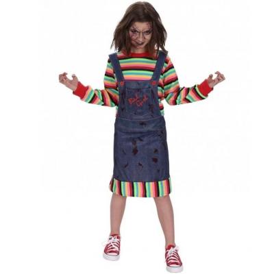 Costume poupée Uky taille 128cm (7/8ans) REF/H4238128 (Déguisement film Halloween fille)