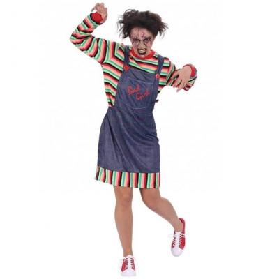 Costume poupée Uky taille L REF/H4238L (Déguisement film Halloween adulte femme)
