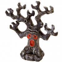 Hal0002 decoration halloween arbre lieux hante en resine