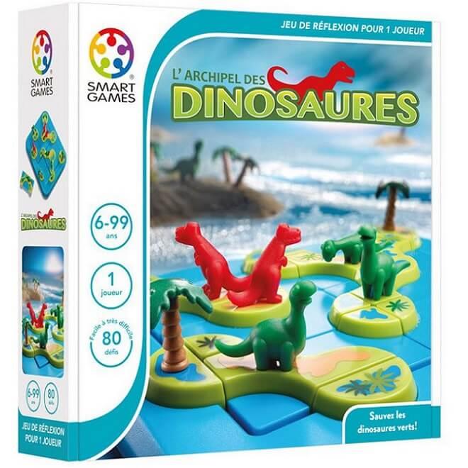 Jeu de réflexion pour enfants: l'Archipel des Dinosaures.