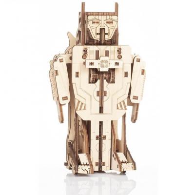 Jeu puzzle en bois 3d mr playwood avion robot