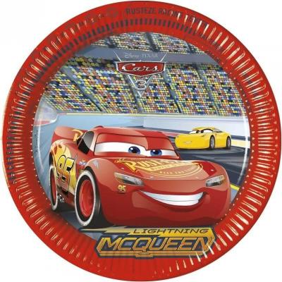 Lcar93437 assiette anniversaire enfant disney cars 23cm