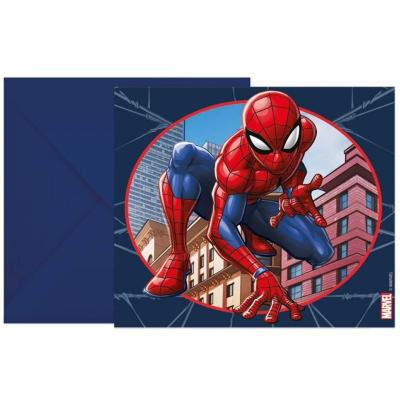 Lspi93951 carte invitation anniversaire spiderman marvel