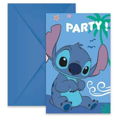 Lsti96917 carte invitation anniversaire disney stitch