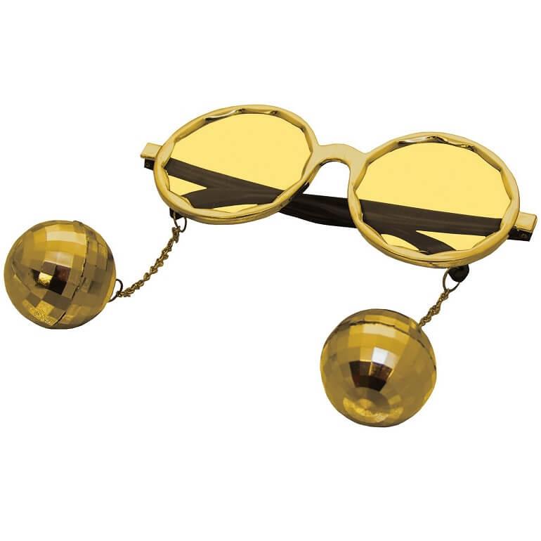 Set Disco femme argent (béret, lunettes, boucles d'oreilles boules à  facettes) - Déguiz-Fêtes