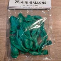 Mini ballon latex naturel made in france vert