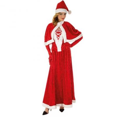 Costume femme de Noël avec robe bonhomme de neige REF/48152
