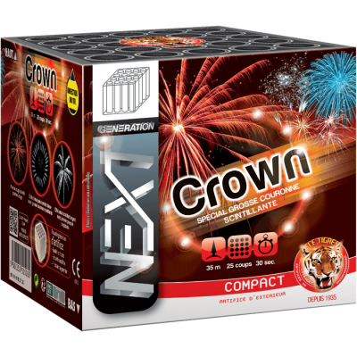 P151518 feux artifice nord pas de calais le tigre 25 coups crown