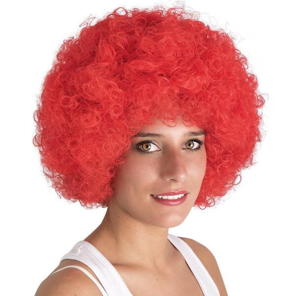 Perruque Afro rouge pour adulte REF/64468