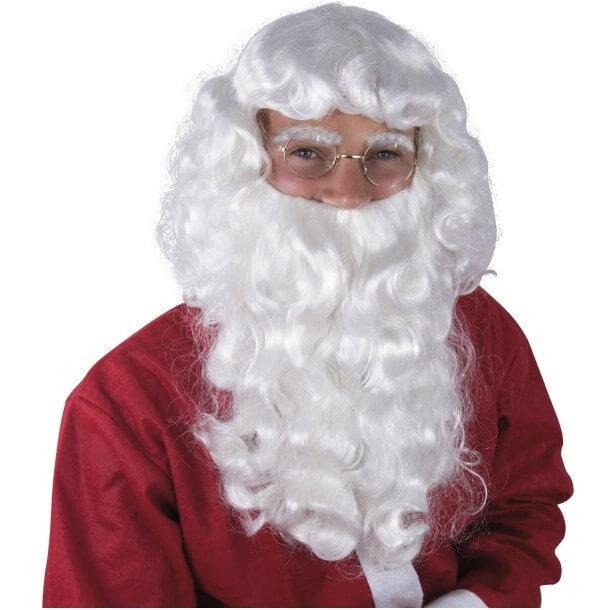 Perruque et barbe Père Noël adulte : Deguise-toi, achat de Accessoires